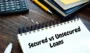 Secured vs Unsecured Loans IMAGE